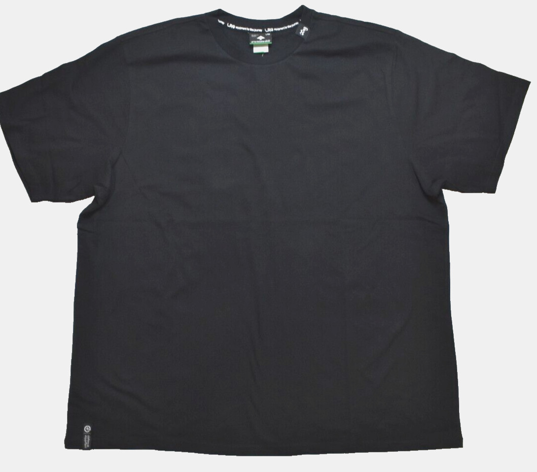Lifted Research Group Mens LRG Rooting Deeply Black Knit Tee Shirt NWT 3XL gallery