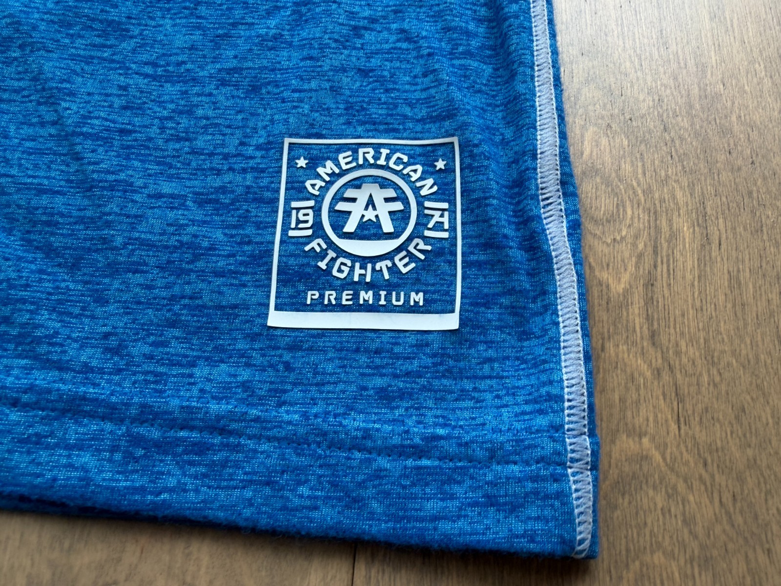 American Fighter Premium Athletics Blue 50/50 Cotton Poly Blend T-Shirt Men's XL gallery
