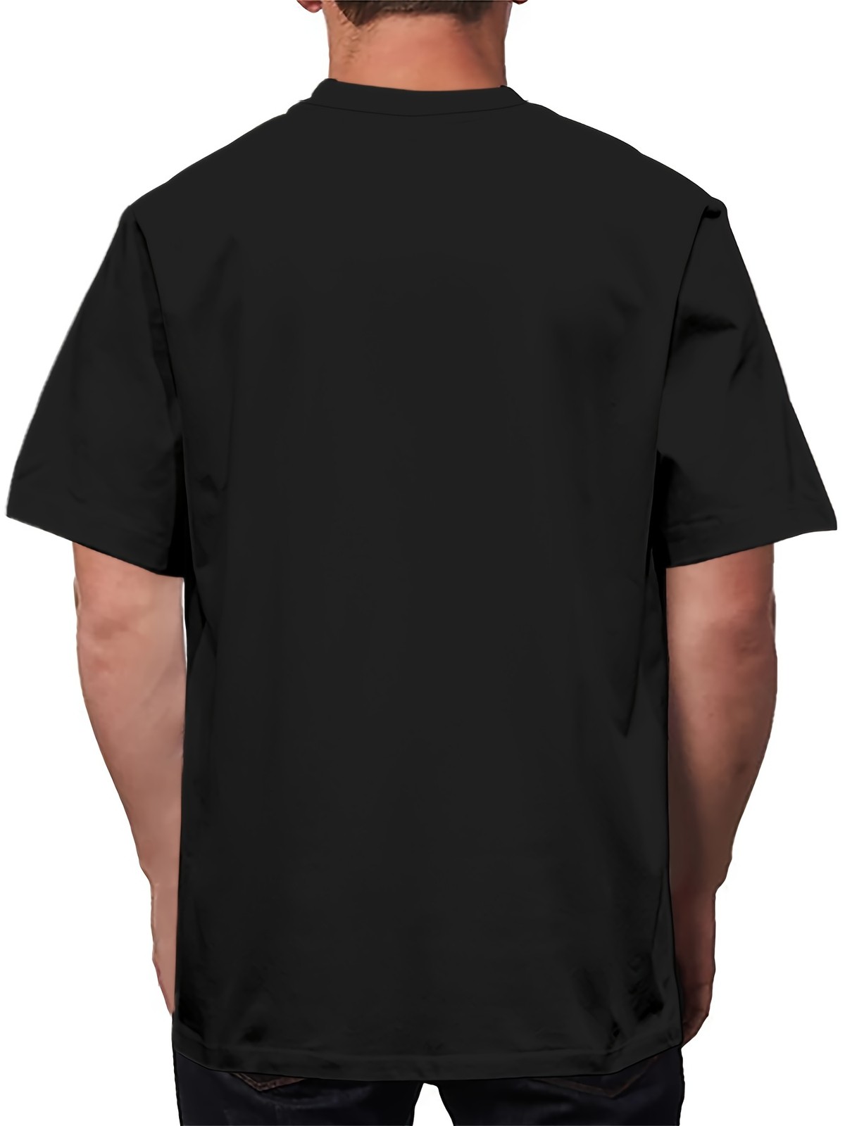 Men's 3D Printed Fashionable T-shirt - Casual Breathable Polyester Fiber, Machin gallery