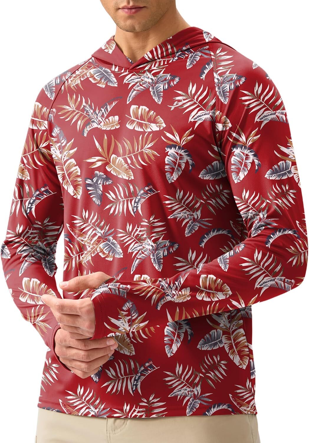 Men's UPF 50+ Sun Protection Hoodie – Long Sleeve Fishing & Hiking Shirt gallery