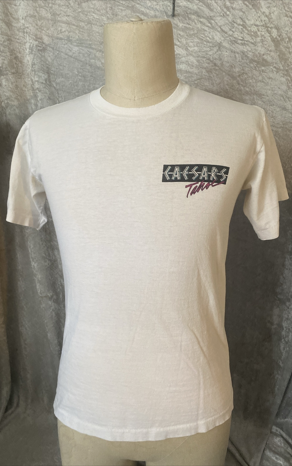 Vintage Single Stitch Caesars Palace Tahoe Measurements In Description gallery