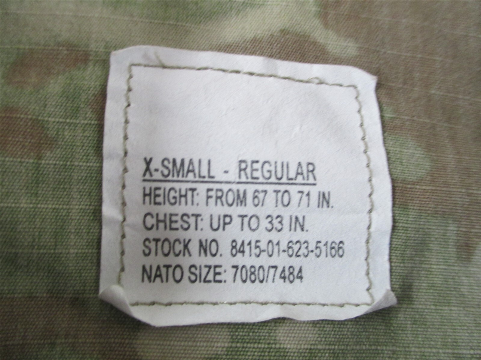 Scorpion W2 X-Small Regular Shirt Cotton/Nylon OCP Multicam 8415-01-623-5166