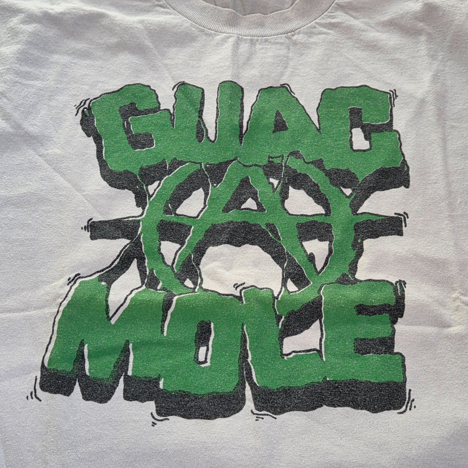 Vintage 2000s Guacamole Anarchy T Shirt Avocado Rebellion Large Summer Tee gallery