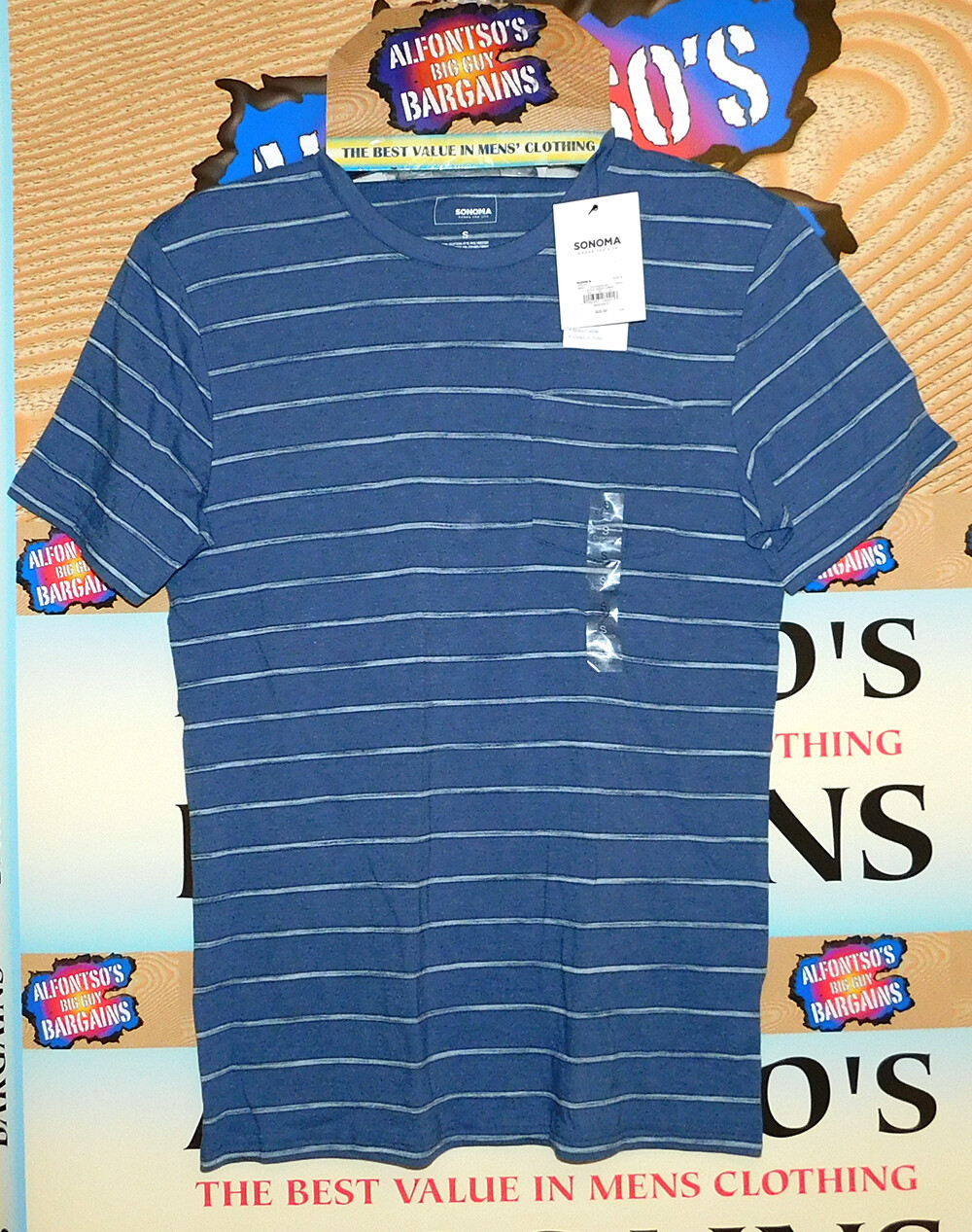 Mens Sonoma Super Soft Pocket Tees Crew Neck Pre Washed $9.99 (Box 17) gallery