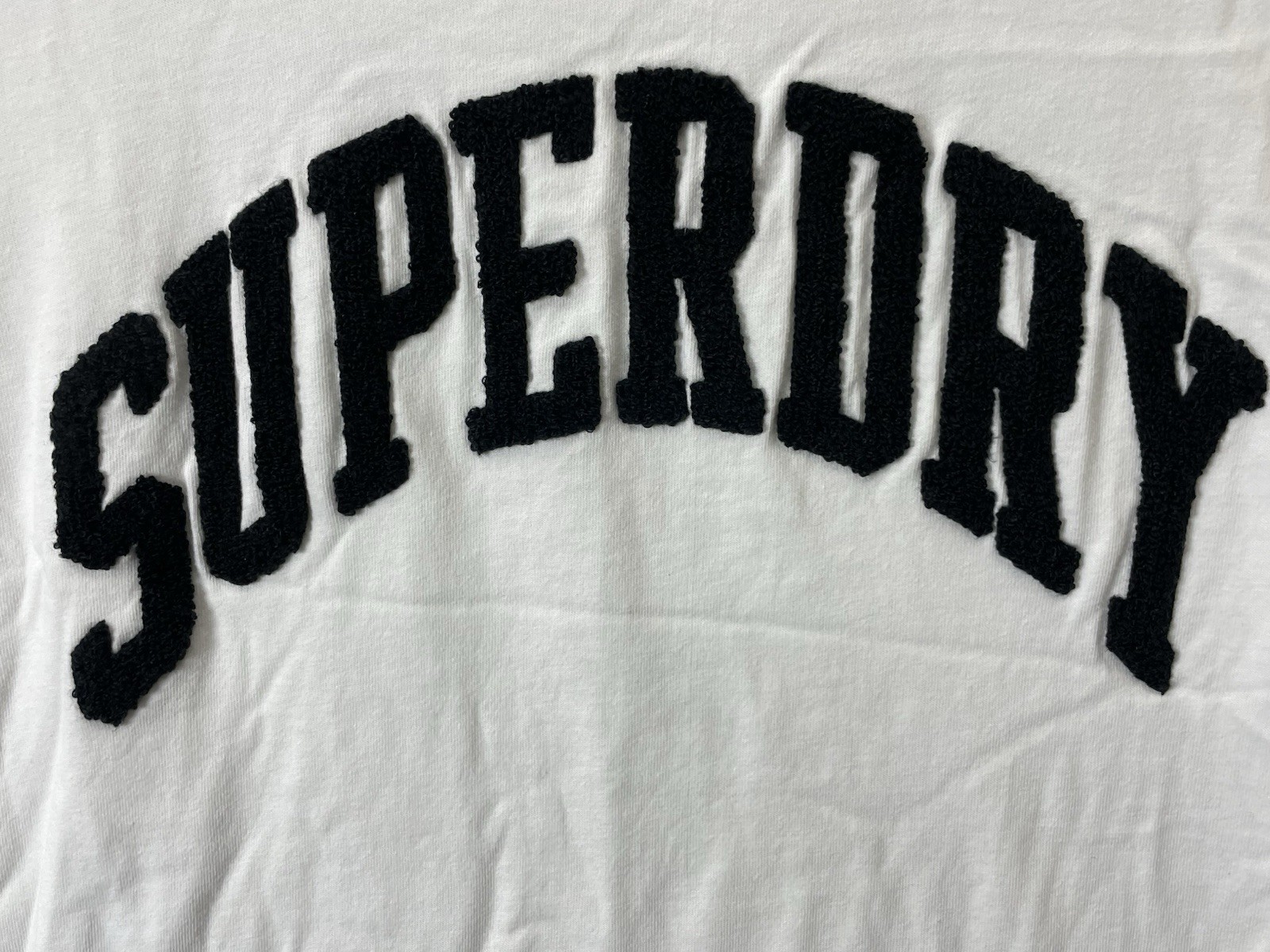 🔥 Superdry • Spell Out Embroidered Logo High Quality T Shirt • Men’s Size M gallery
