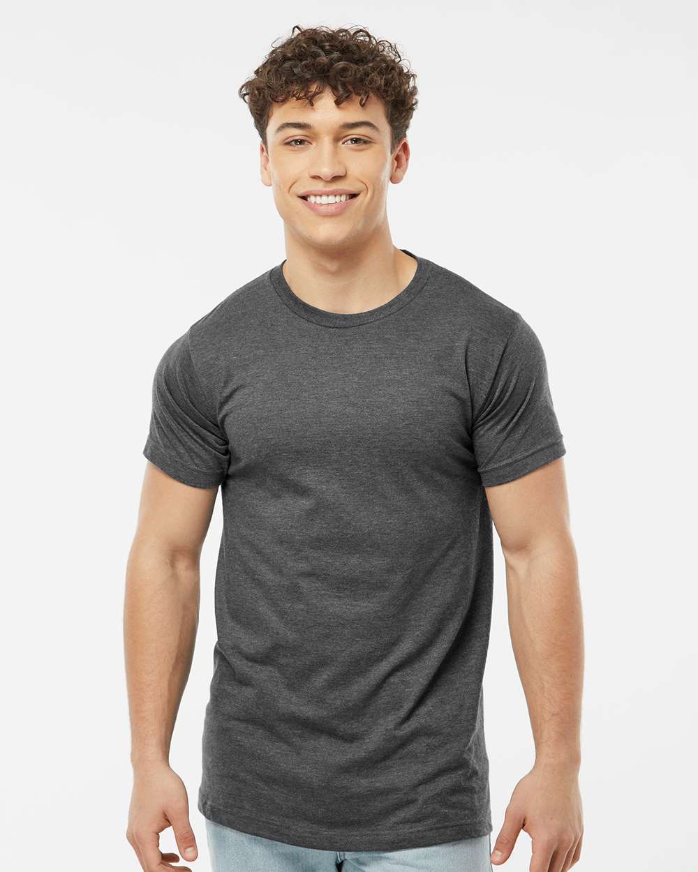Tultex Unisex T Shirt Cotton/Polyester Short Sleeves Fine Jersey T-Shirt - 202 gallery
