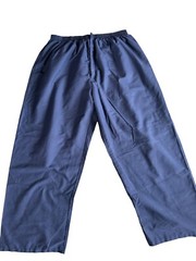 4XL Scrub Set Plus Size Navy Blue Medical Uniform V-Neck Straight Leg Mens 4X