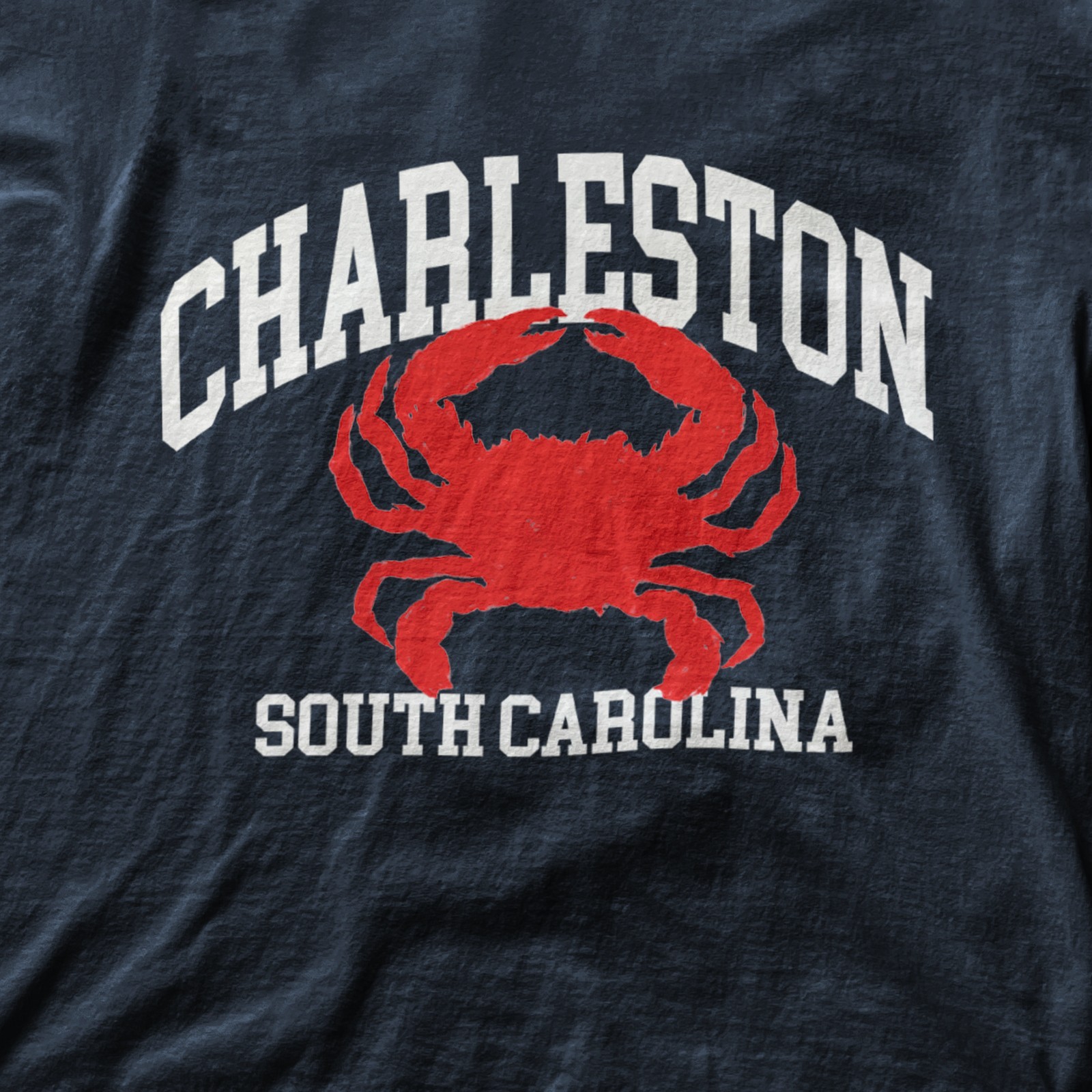 Charleston crab fishing old bay retro coastal fisherman pride gallery