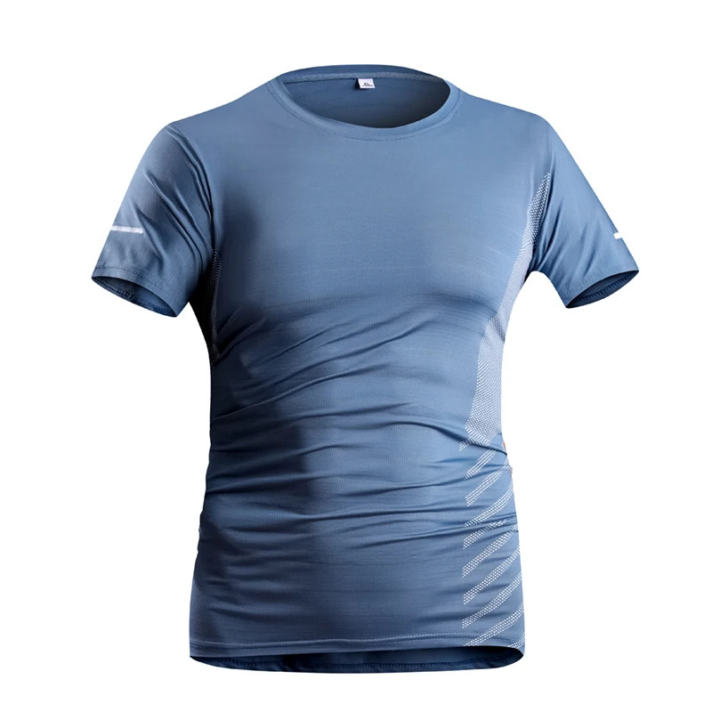 Fitness T-Shirt Summer Quick Dry Short Sleeve Pure Color Short Sleeve T-Shirt Ou gallery