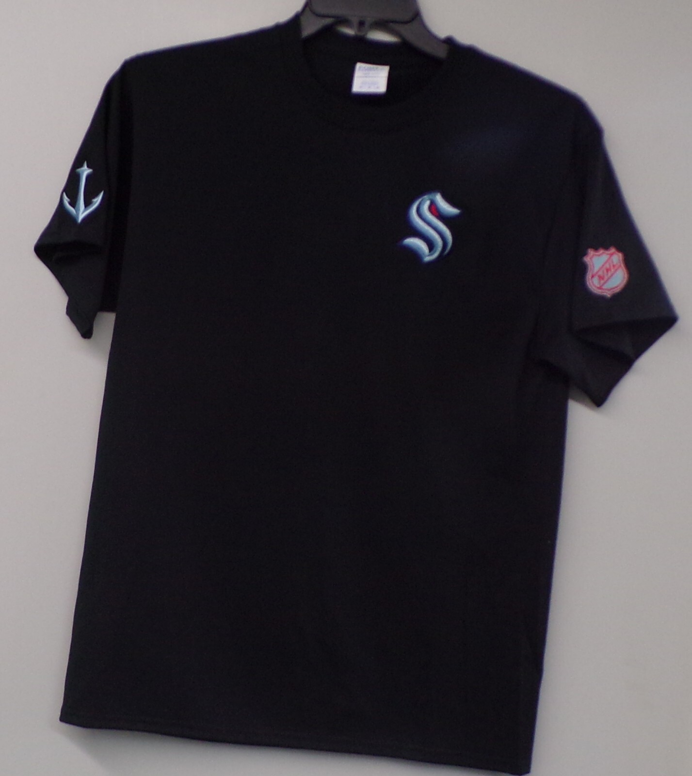Seattle Kraken S NHL Hockey Embroidered T-Shirt S-6XL, LT-4XLT New gallery