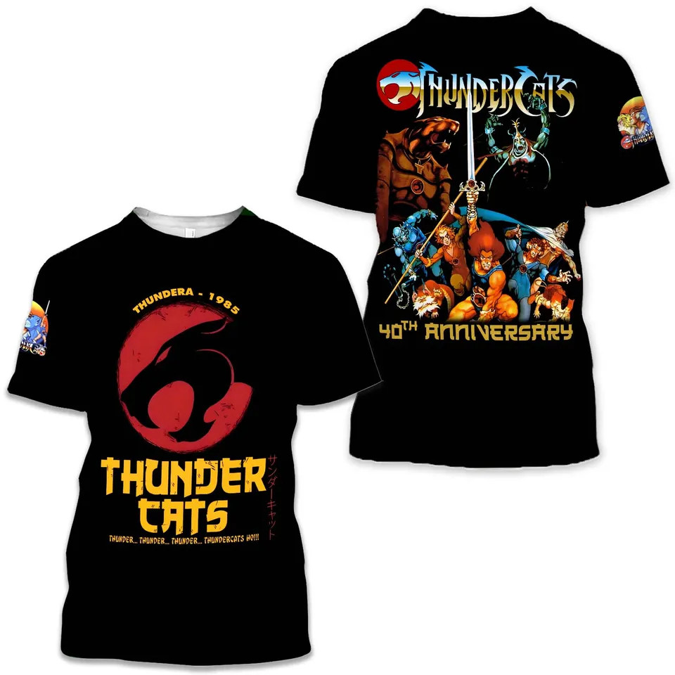 Thunder Cats 40th Anniversary 3D shirt SHORT SLEEVE us sizes XY372