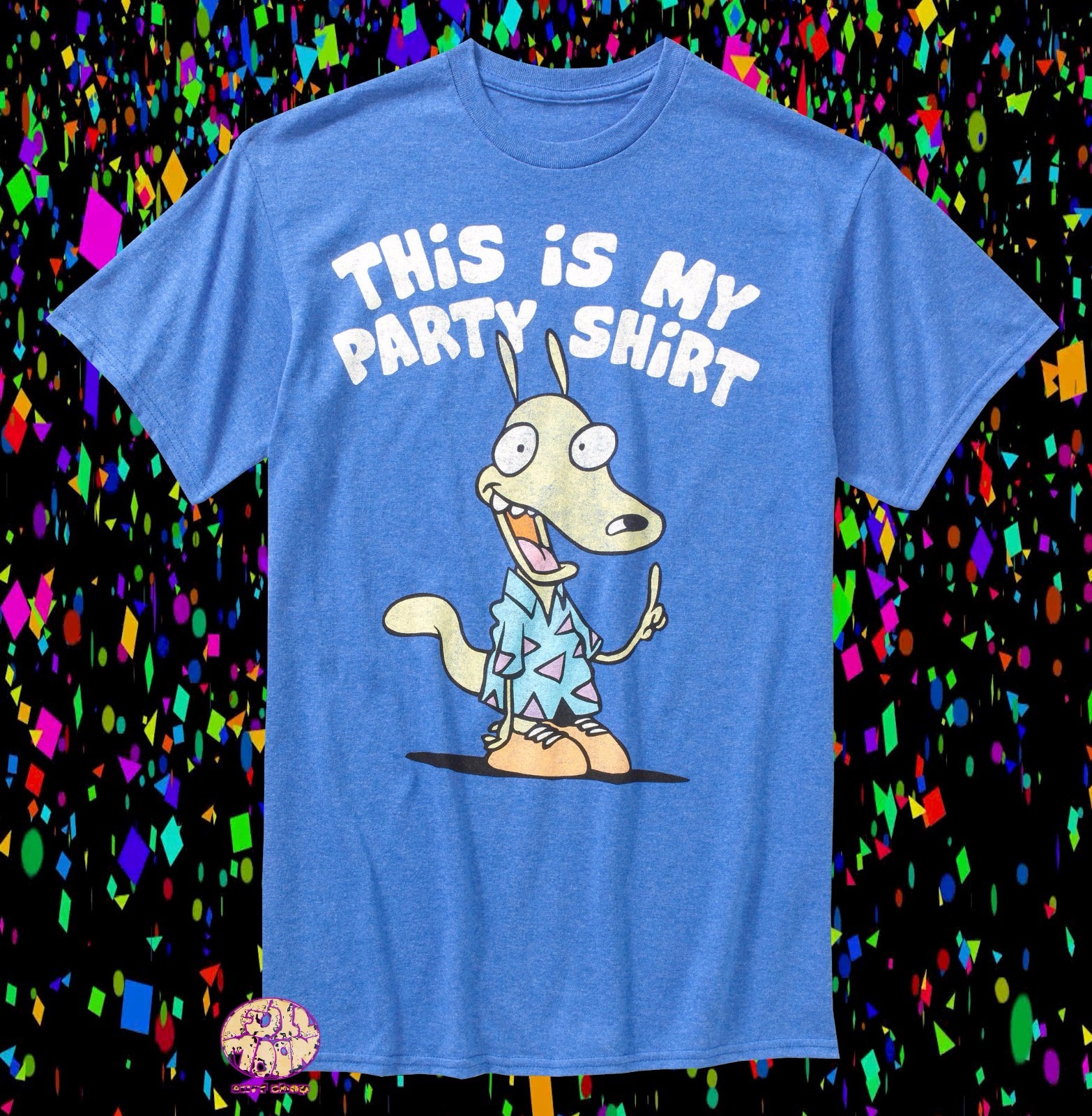 New Nickelodeon Rocko's Modern Life Party Vintage Mens Classic Retro T-Shirt gallery
