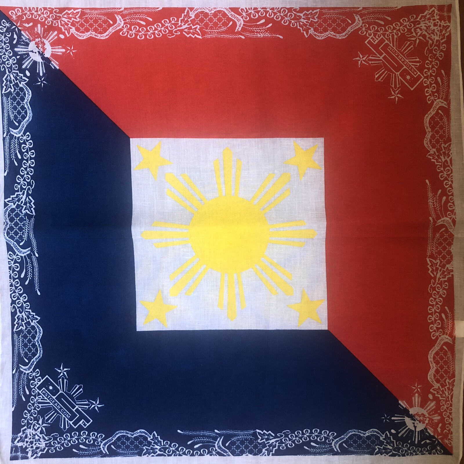 Filipino Flag bandana Philippines Pinoy Pinay 3 stars And Sun gallery