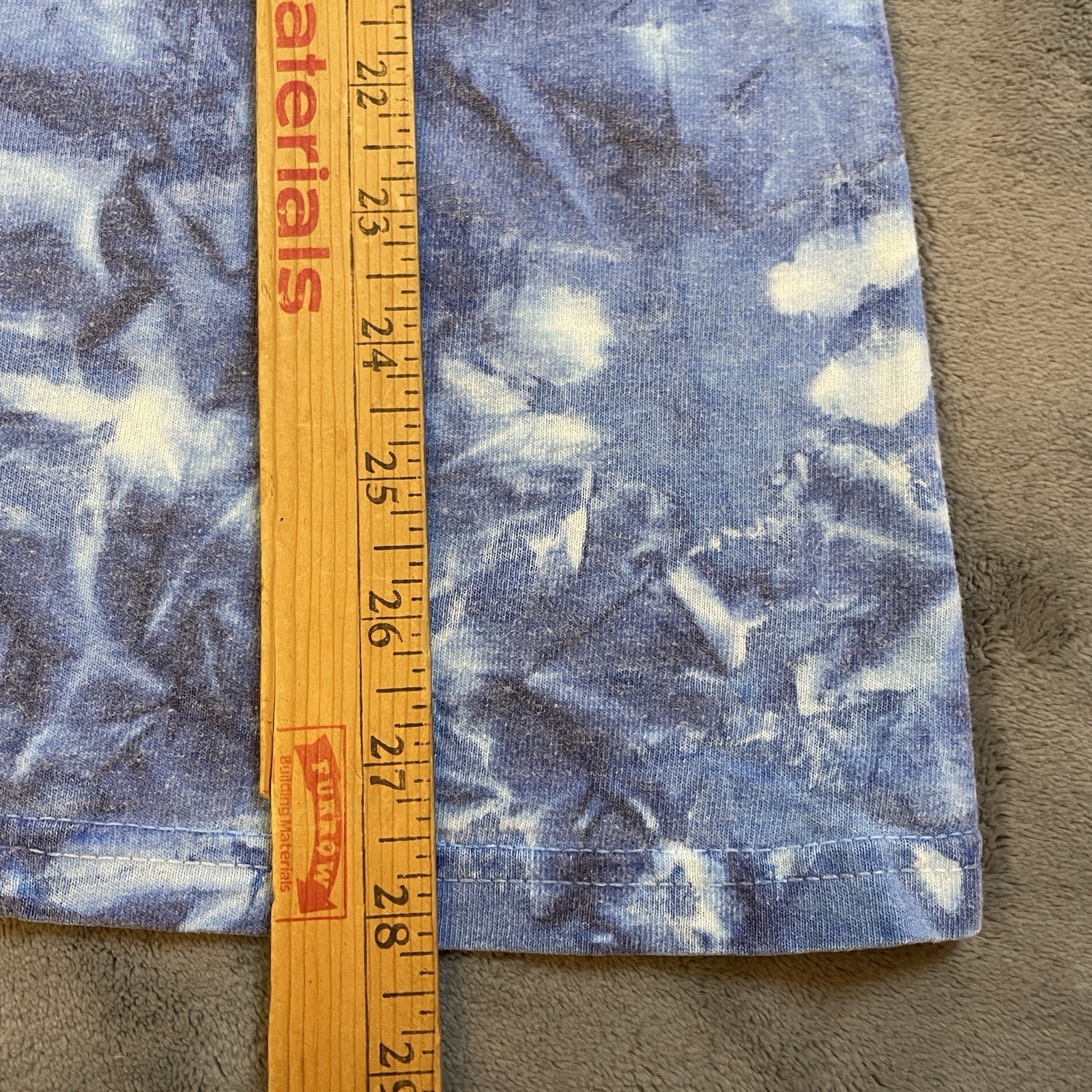 Vintage Dolphins Art T-Shirt Men’s Small Blue Tie Dye Windjammer Sailing Boating gallery