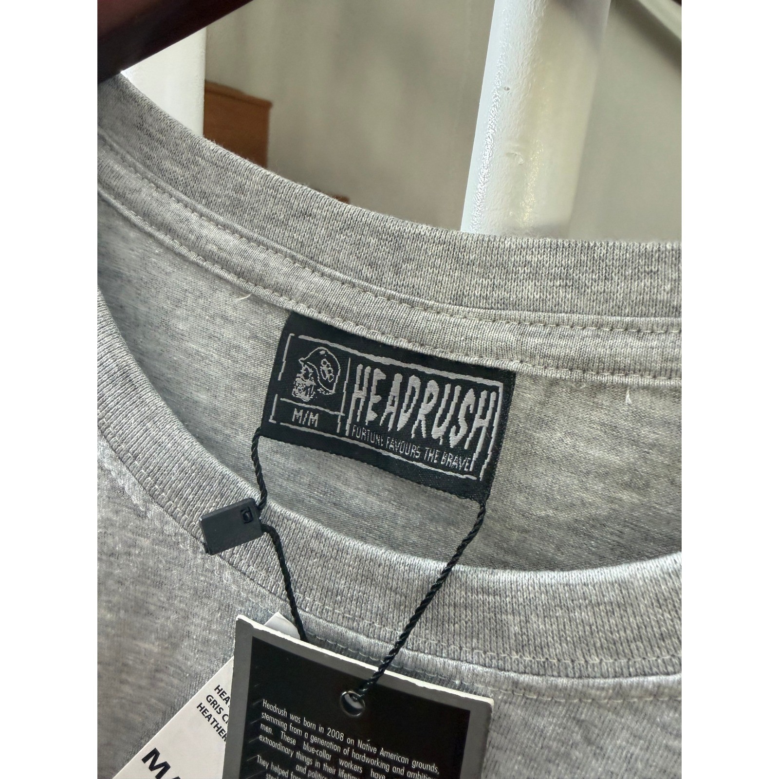 Headrush Built For The Chosen Few Mens T-Shirt Heather Grey HR Motor Graphic M gallery