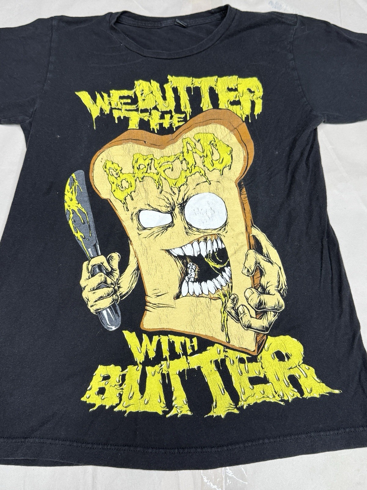 We Butter the Bread With Butter Vintage Band t-shirt Graphic Print Rare Small gallery