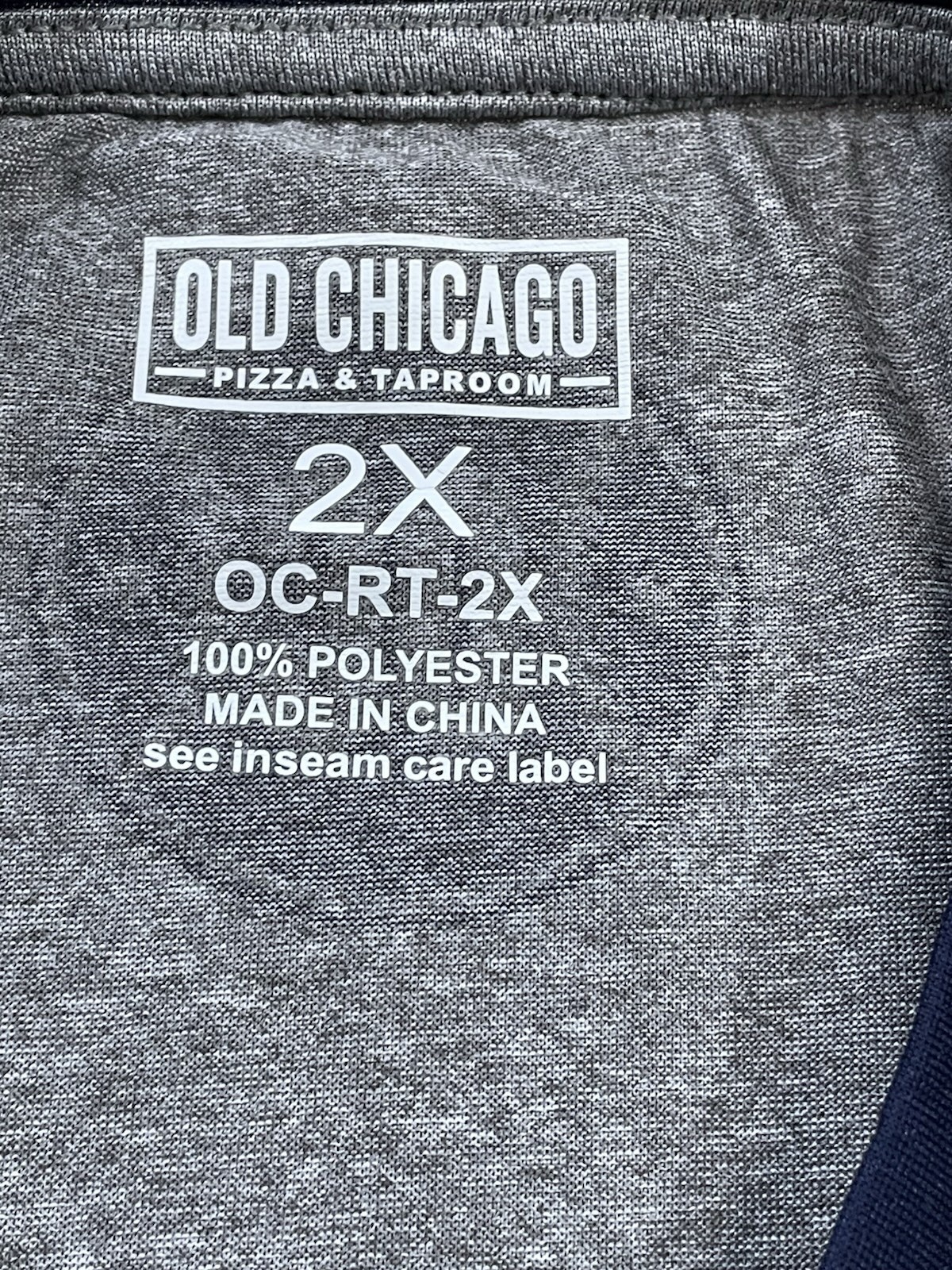 Old Chicago Pizza & Taproom Short Sleeve T-shirt Size 2X See Measurements gallery