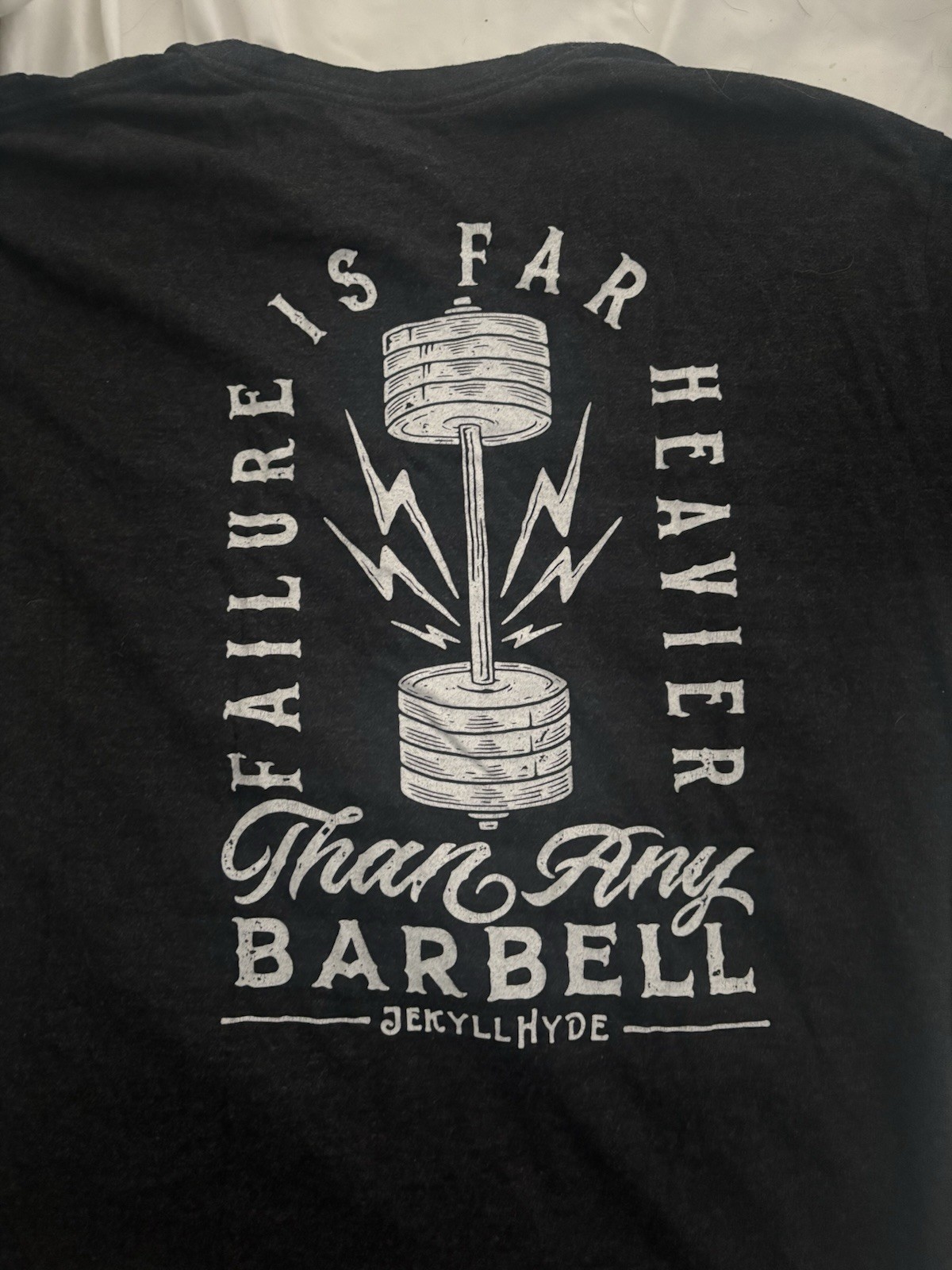 Jekyll & Hyde Apparel Graphic Design T-Shirt Fitness Workout T Large gallery