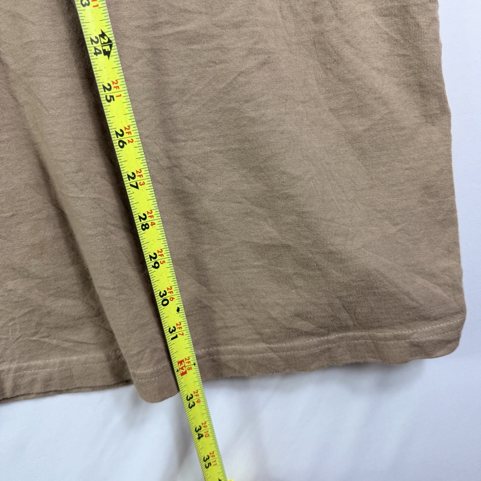 Carhartt T-Shirt Men's 2XL Original Fit Beige Short Sleeve Pocket Tee gallery