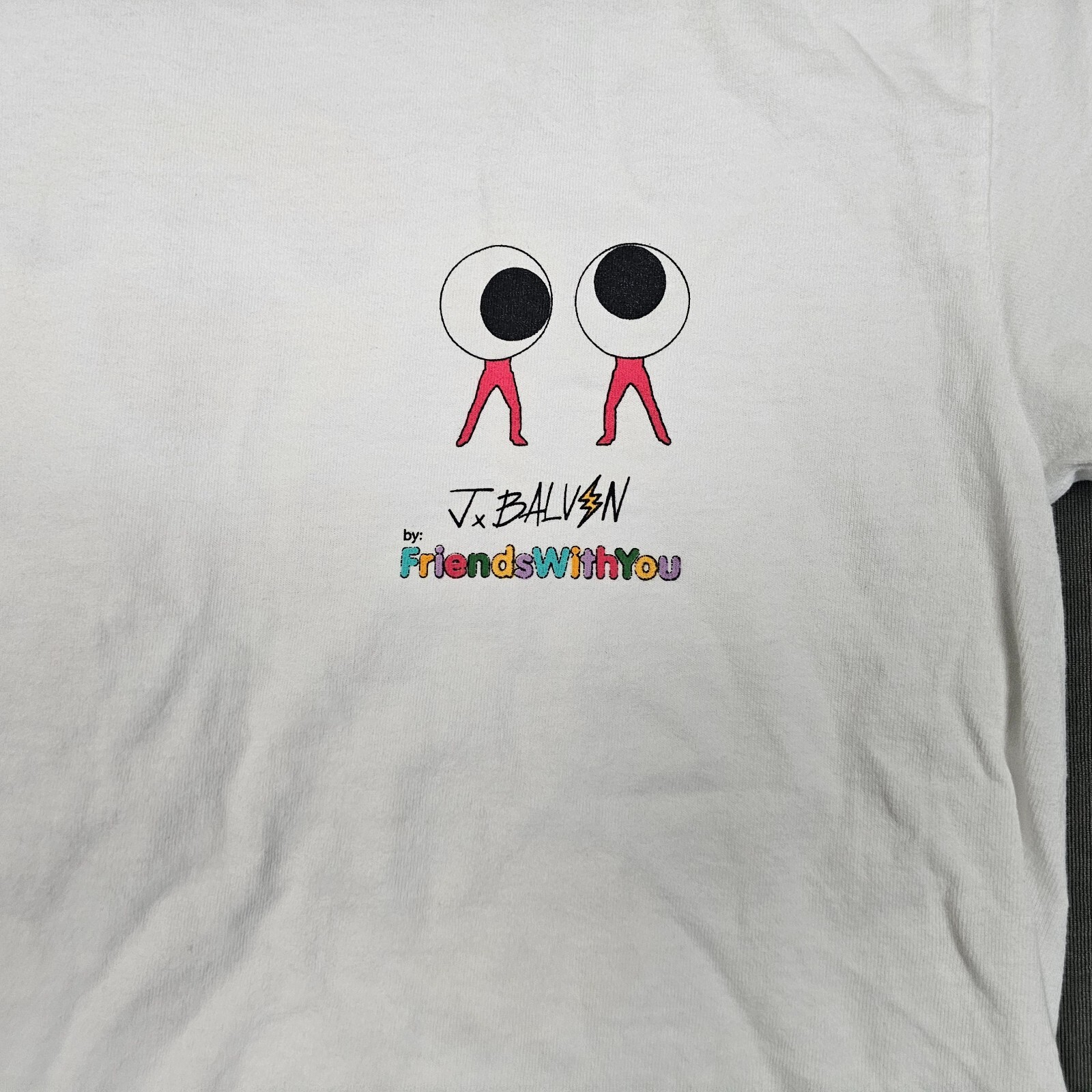 J. Balvin x Friendswithyou T-Shirt Men Small White Friends With You Smiley Tee S gallery