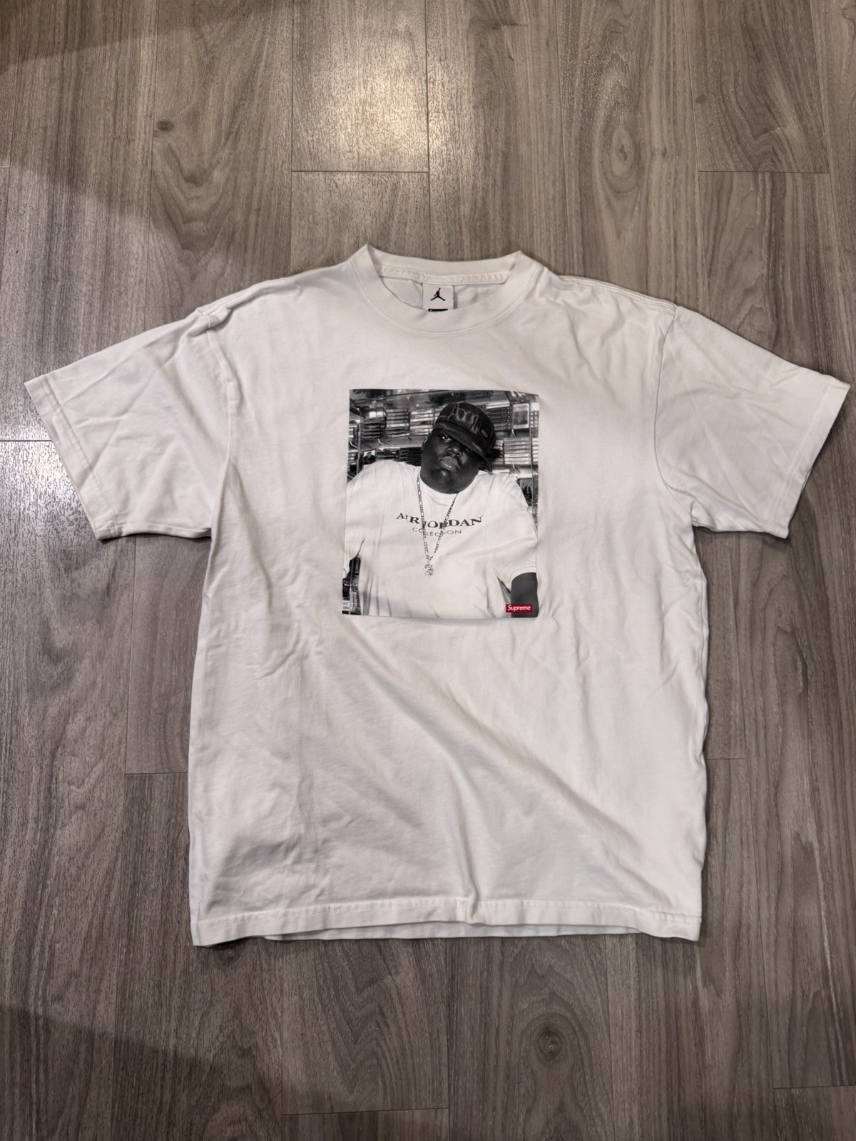 Supreme x Jordan Biggie T Shirt gallery
