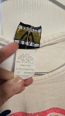 90s Beach Graphic Cinched Waist Tee Sailboat Palm Tree Pockets USA Vintage