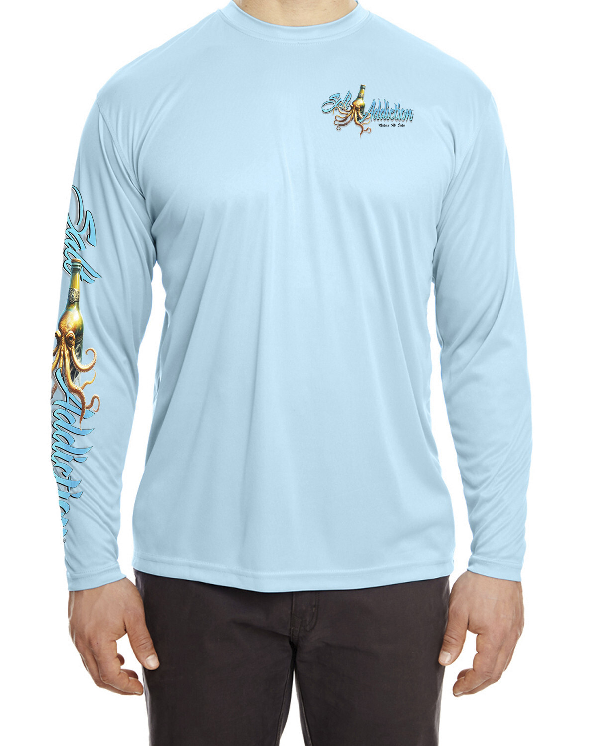 Saltwater Fishing Performance t shirt Salt Addiction long sleeve 50+ uv gallery