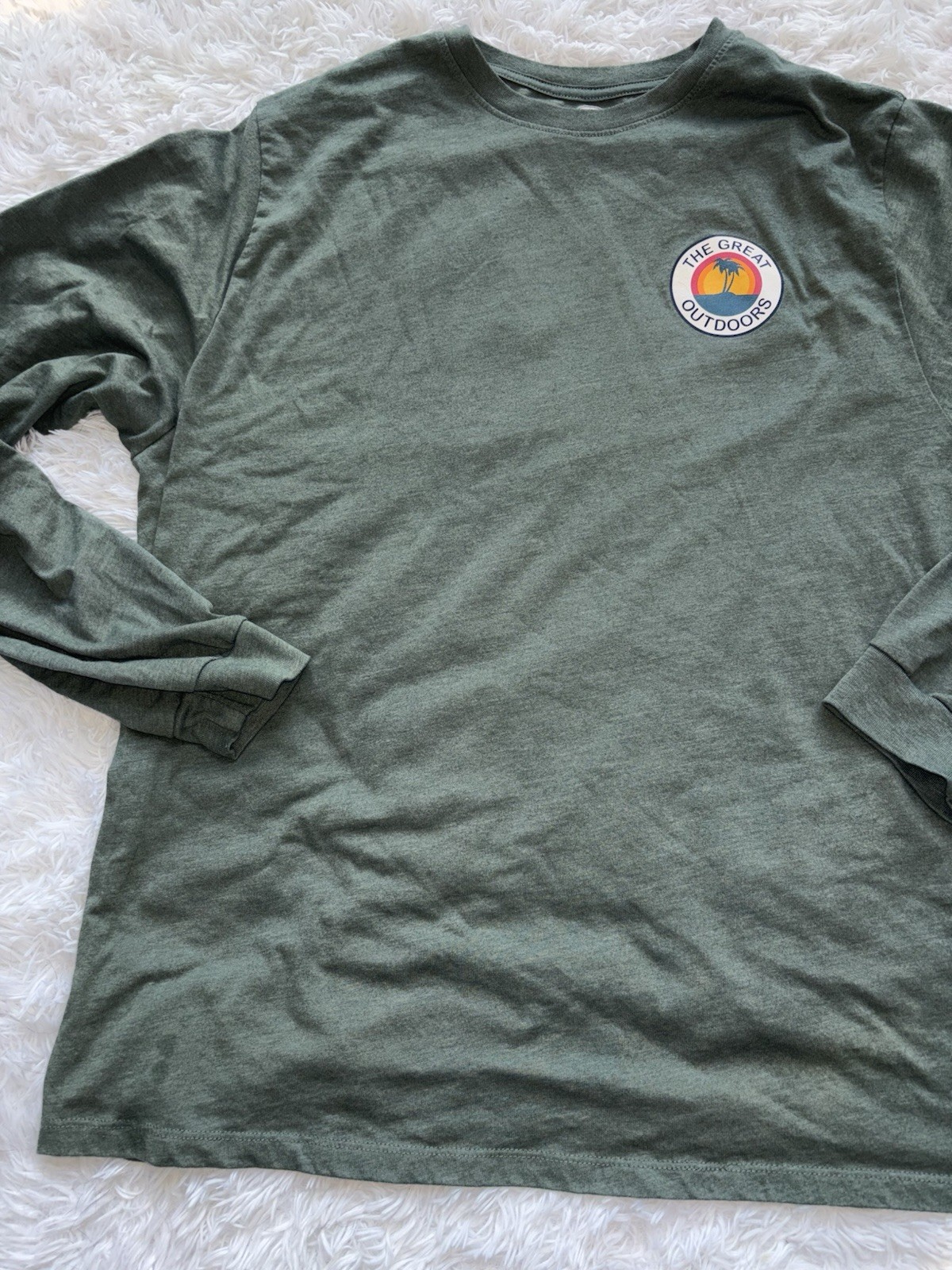 Home Free Men’s Sz. 2XL Green “ Great outdoors Florida” Long Slv Tee gallery