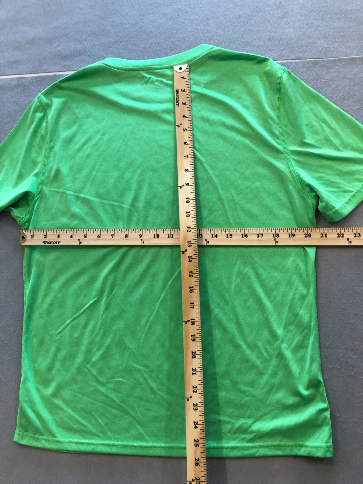 Xersion Shirt Men's Large Bright Neon Green Activewear/Casual Knit Tee gallery