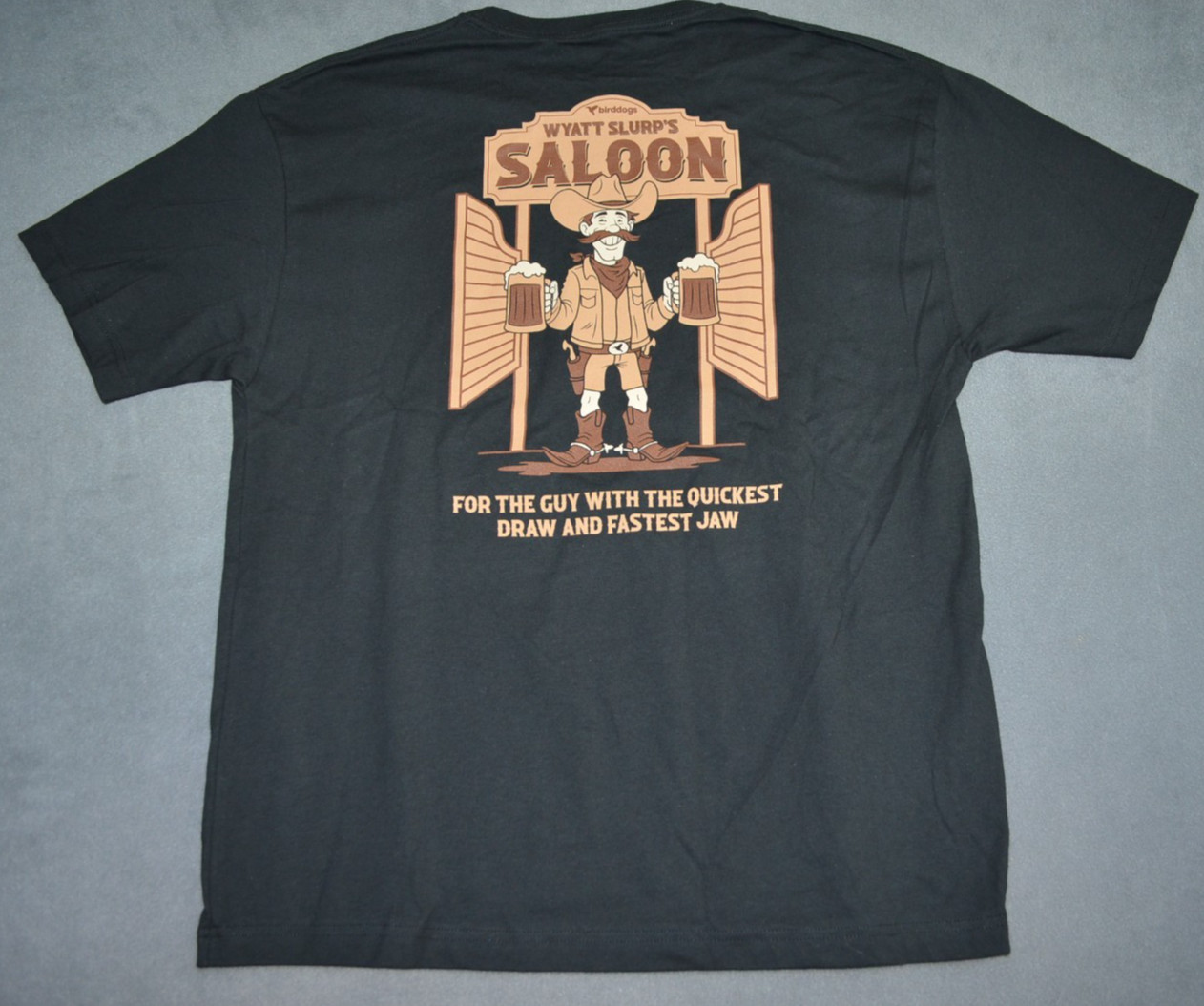 Birddogs T Shirt Mens Large Short Sleeve Black Wyatt Slurps Saloon NEW gallery