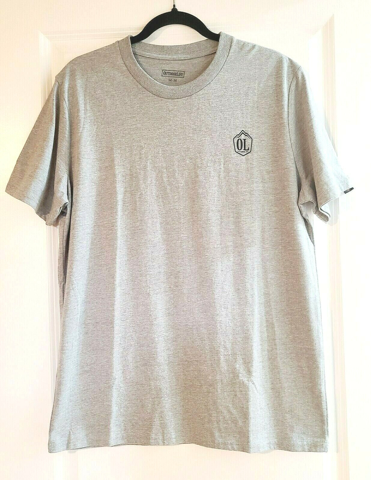 Outdoor Life Buck T-Shirt Gray Men's M Graphic Short sleeve crewneck New No Tag gallery