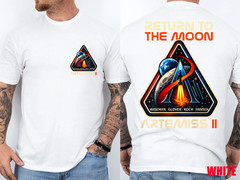 Artemis II Return to the Moon Mission – 2 Sided T-Shirt