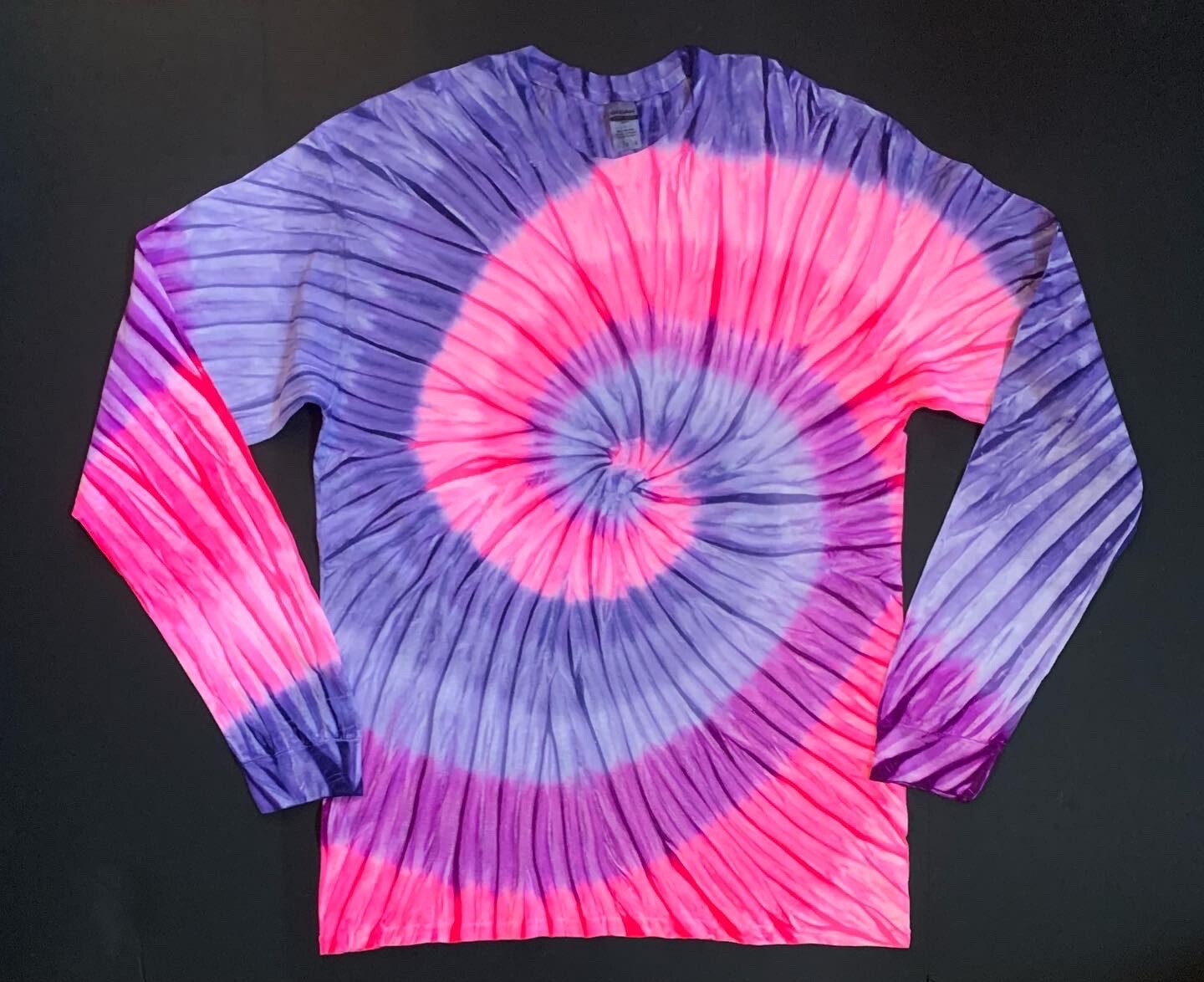 *New* 2XL - Sm Handmade Tie Dye, Pink Violet, Crew or V-Neck gallery