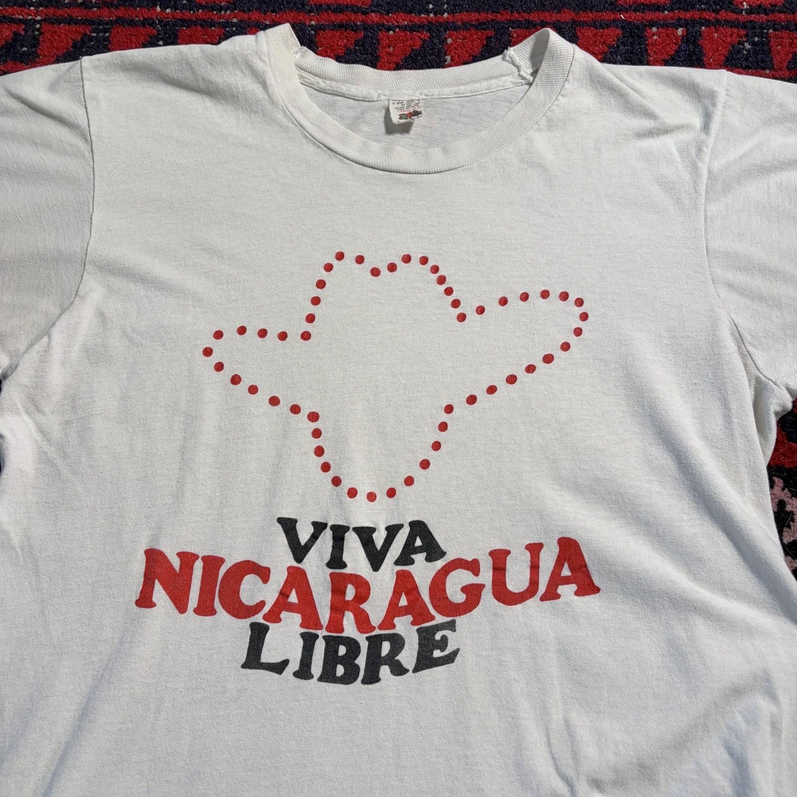 Vintage 70s 80s ‘Viva Nicaragua Libre’ Leftist Socialist Guerilla Coup Sandino S gallery