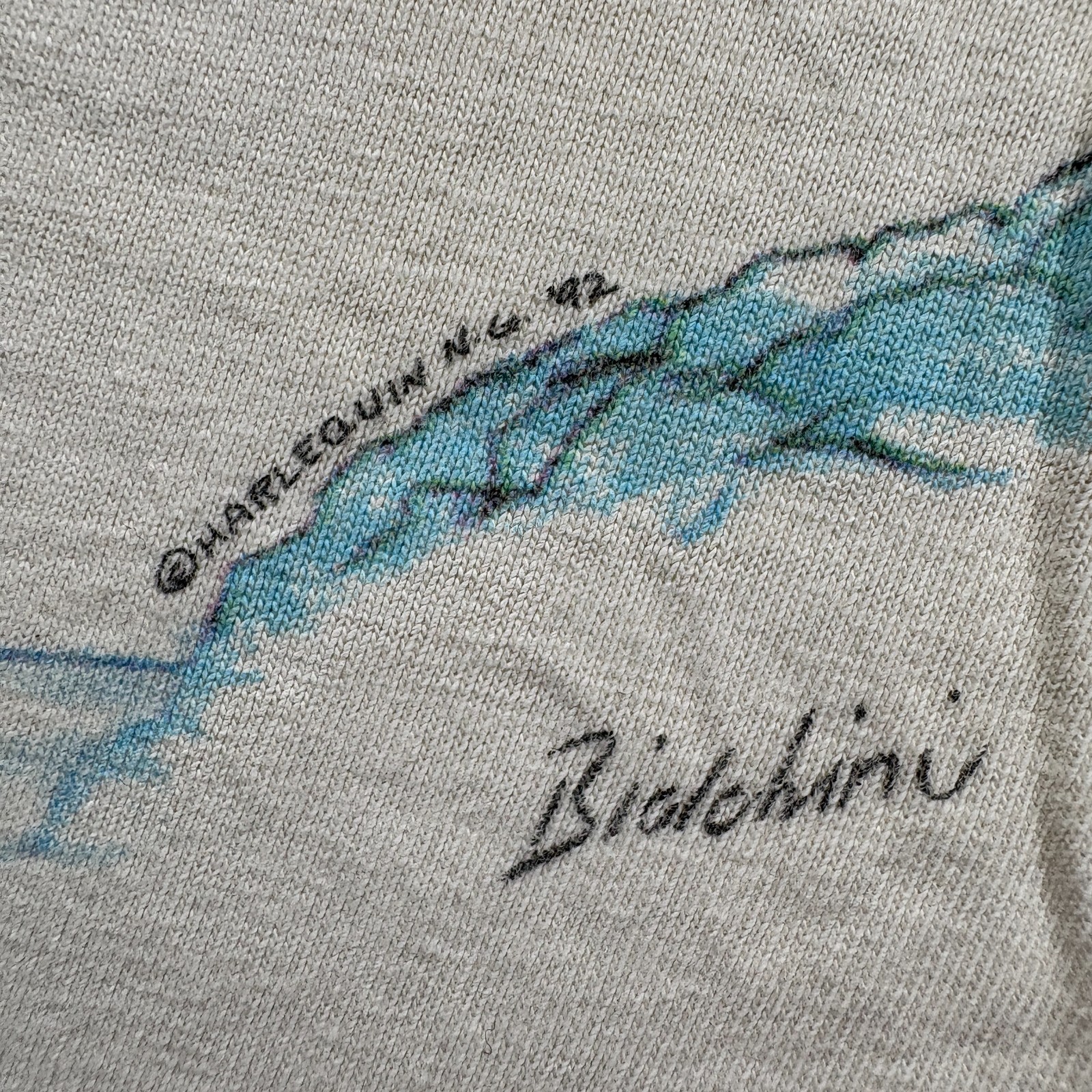Vintage 1992 T-Shirt Mens XL Cream Seals Sea World Graphic Retro Casual Summer gallery