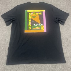 Nike The Nike Tee Mens Large Black Graphic T-Shirt Jeffery Sincich Seeking Sole
