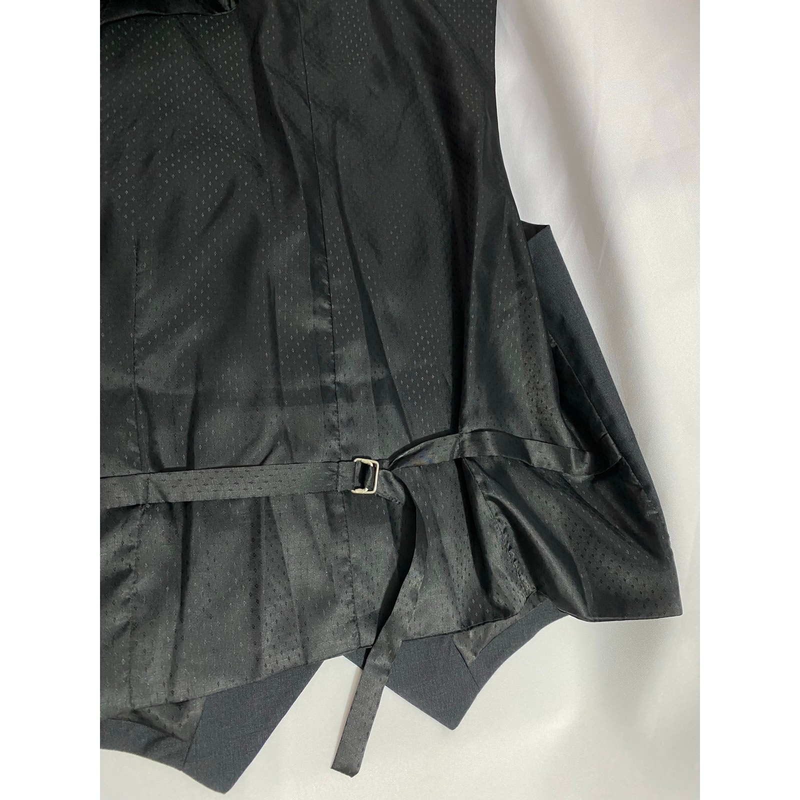 Mantoni Black Vest Size XXL 100% Cotton 2-Button Style gallery