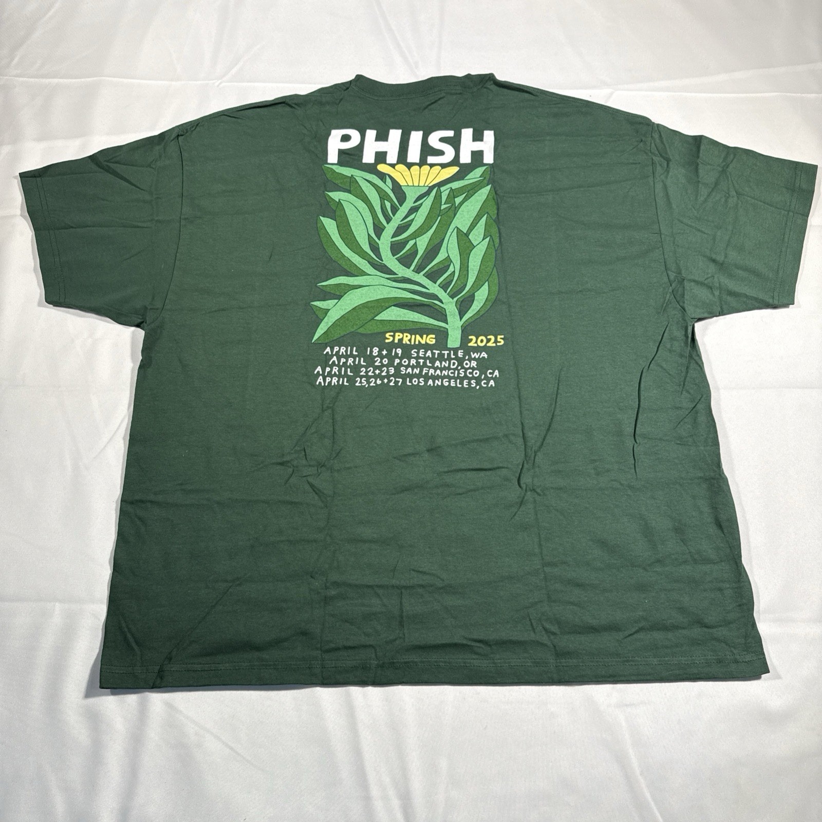 Phish Spring 2025 Tour T Shirt 3XL