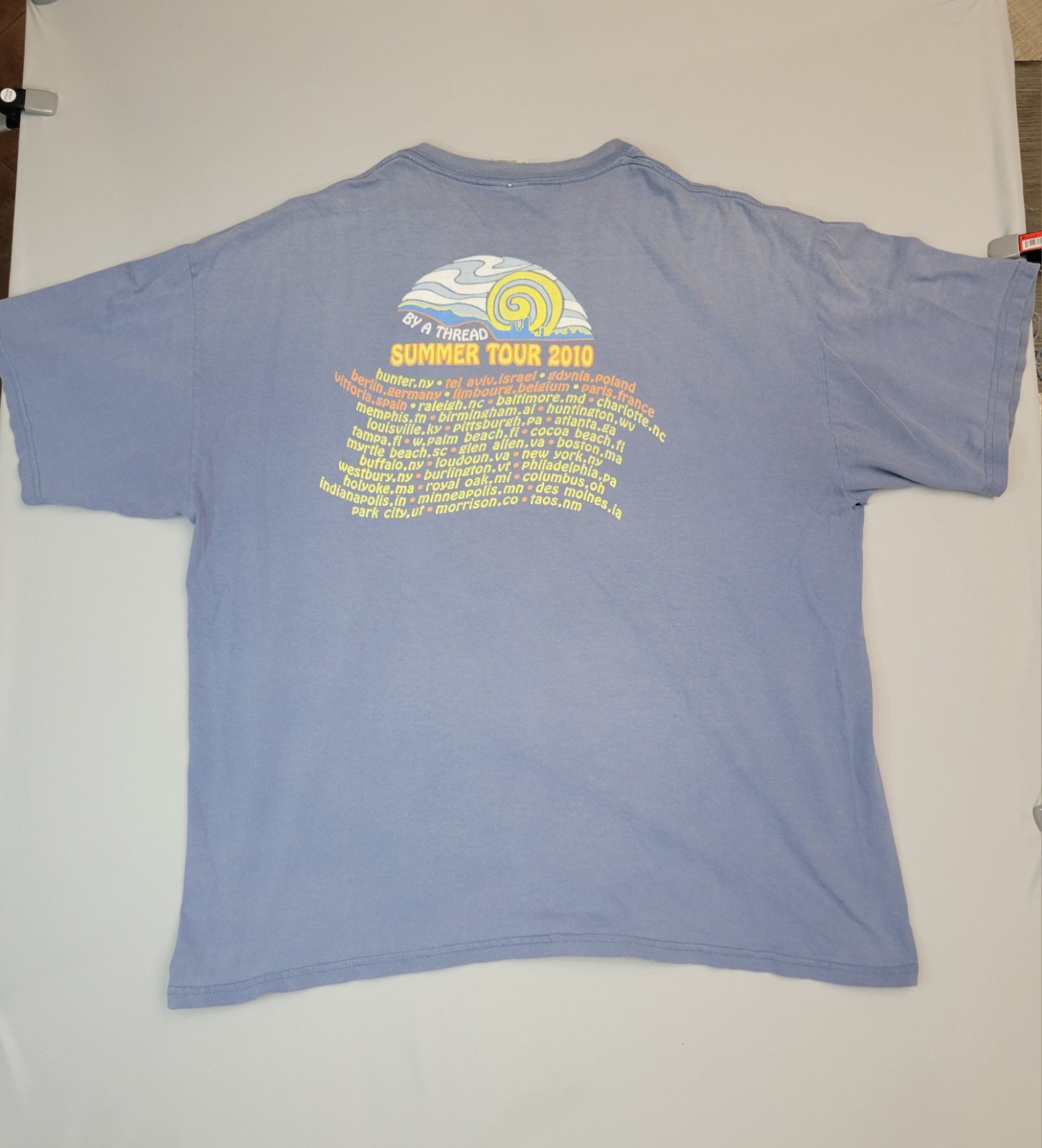 Govt Mule Vintage T-Shirt By A Thread Summer 2010 Tour Size XL gallery