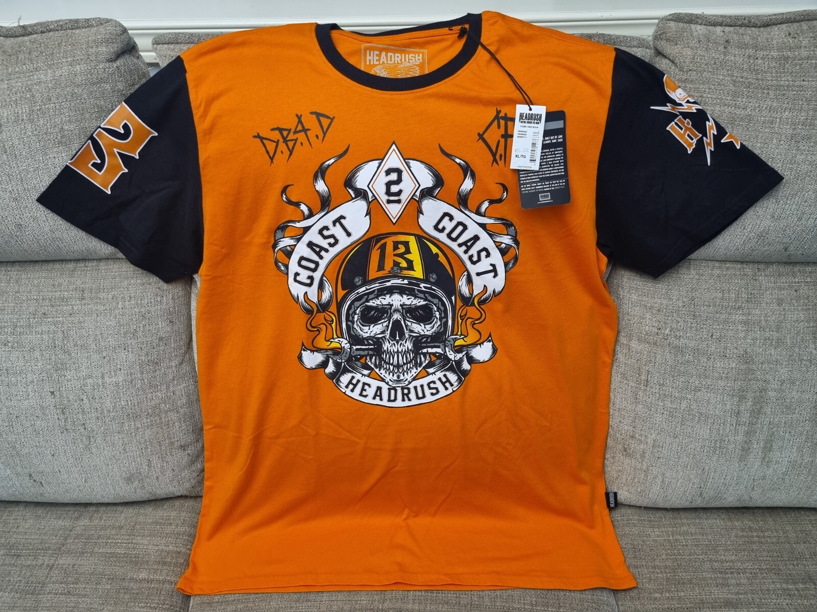 HEADRUSH T-shirt. New with tags. Size XL. gallery
