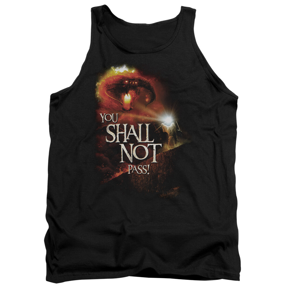 The Lord of the Rings You Shall Not Pass Licensed Adult T-Shirt gallery