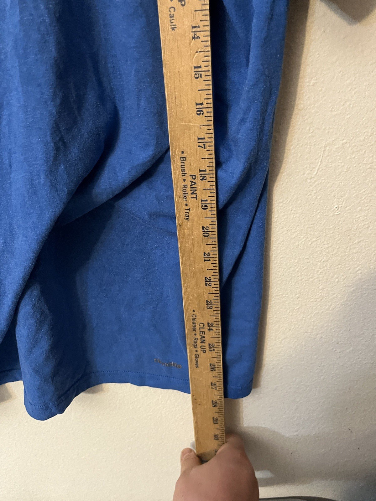 Mens Adidas "The Go-To Tee" Blue Logo Short Sleeve Shirt Size XL Performance gallery
