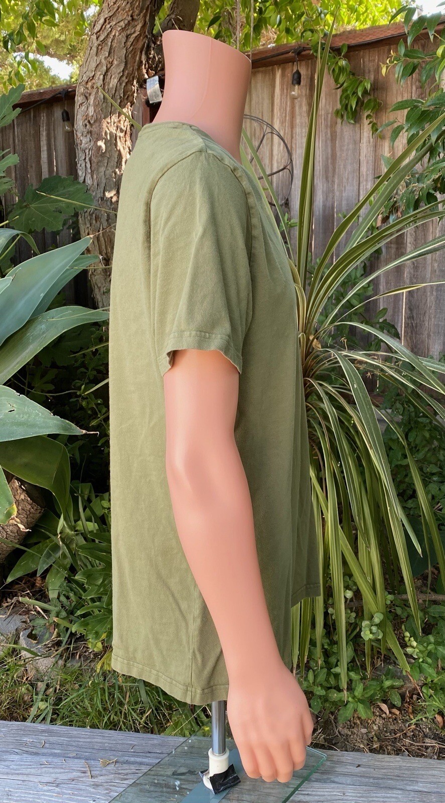 Onitsuka Tiger Shirt Leather Strap Front Pocket T Shirt Green Size In Desc gallery