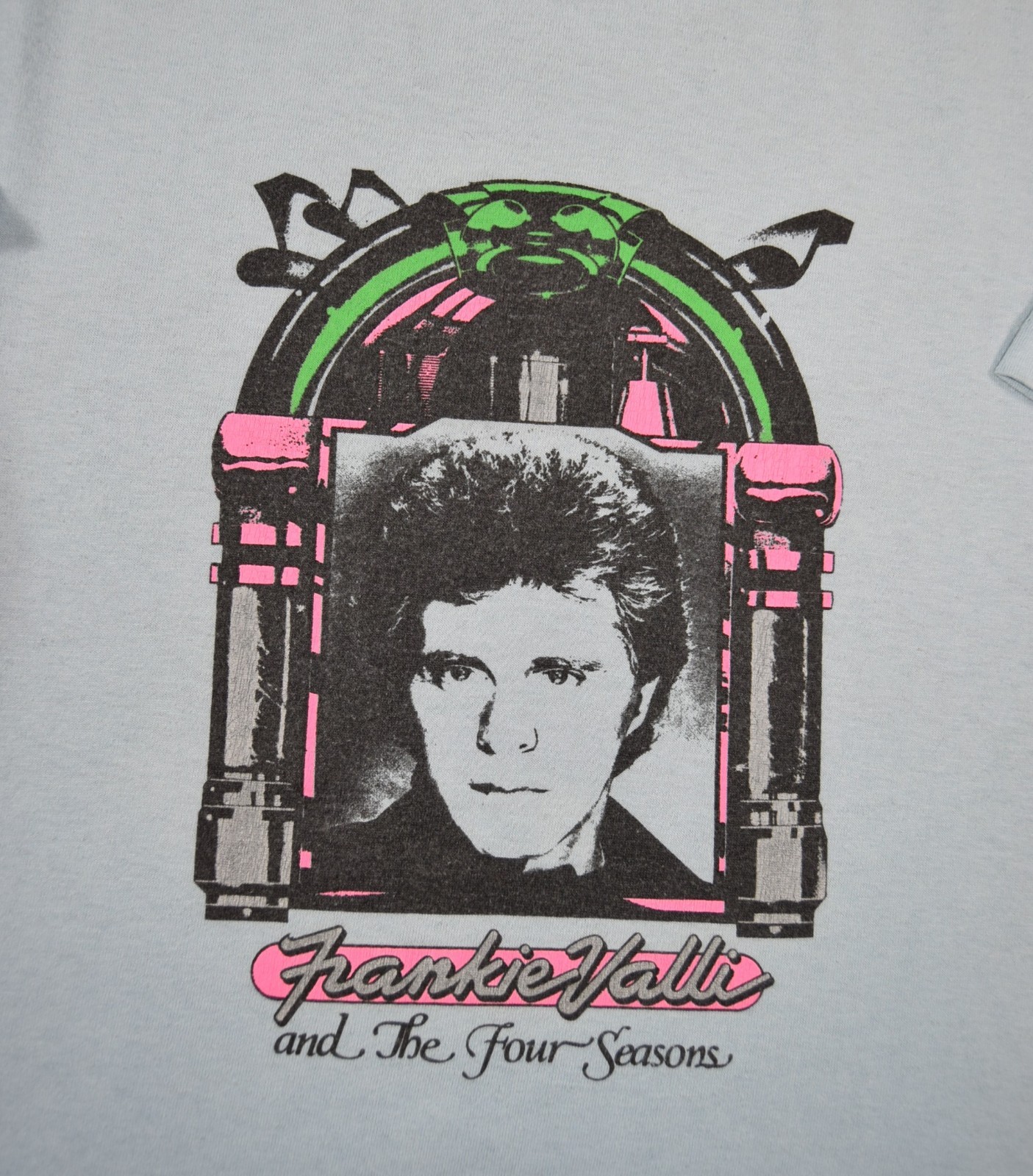 Vintage Frankie Valli & The Four Seasons T Shirt Mens XL Blue Jerzees Made in US gallery