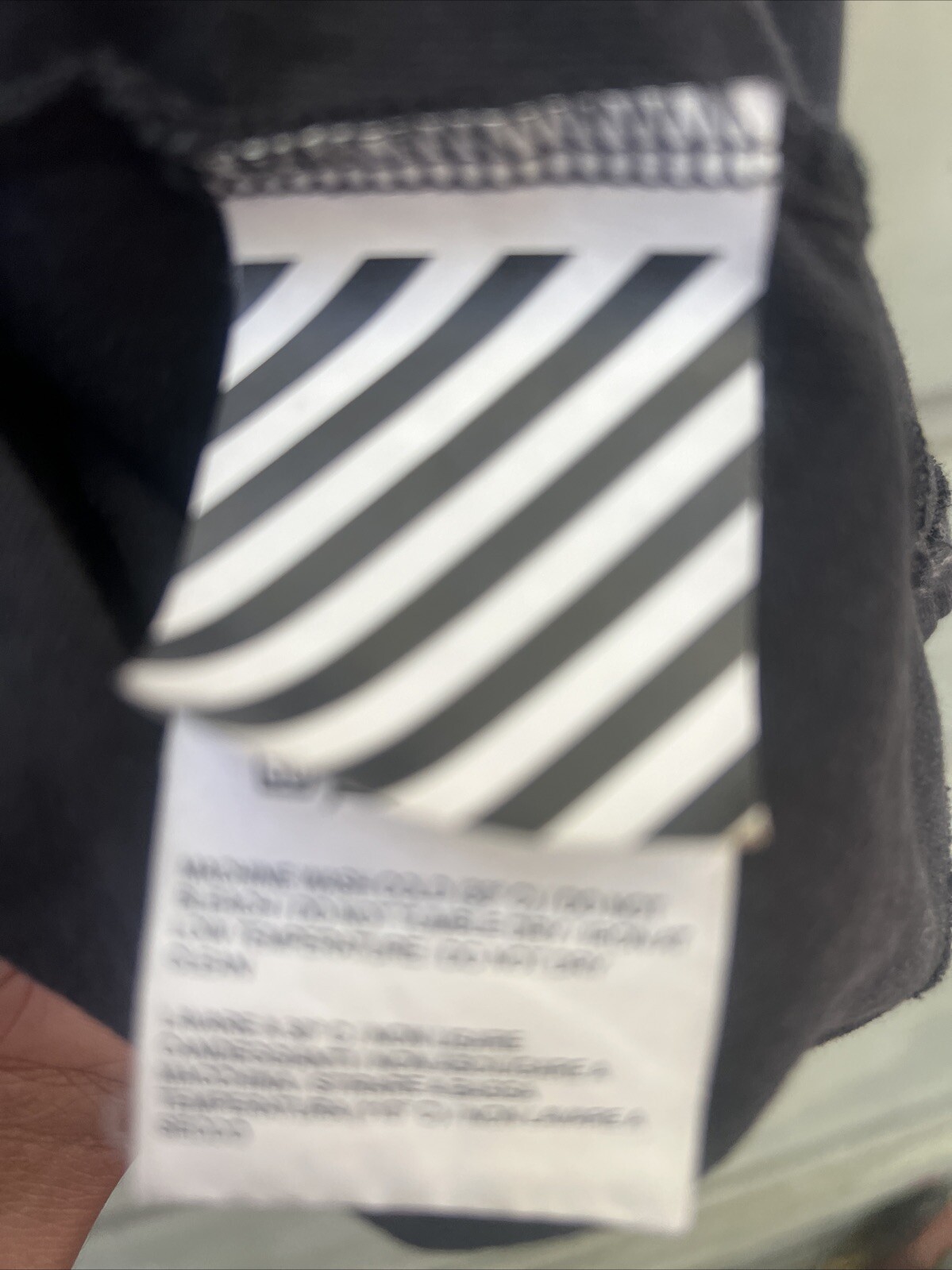 main label off-white 2013 fall winter white arrows on back men's Over Size gallery