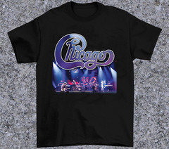 Chicago Band -Then and Now – Chicago Gift For Fan Black All Size T-Shirt