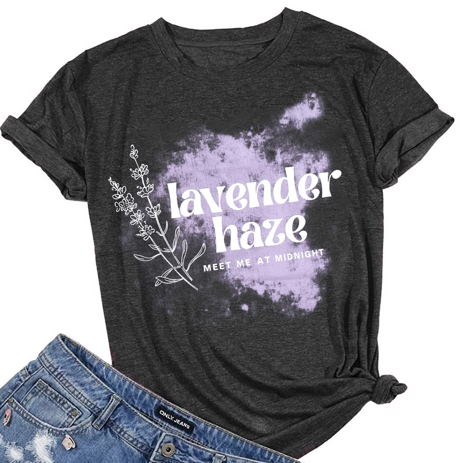 Lavender Haze Album Meet Me at Midnight Women’s Shirt T-Shirt Music Lover XXL