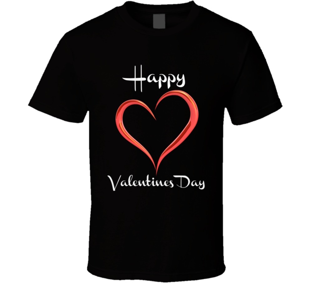 Happy Valentines Day T-Shirt Heart Glam Unisex Fashion Novelty Gift Holiday Tee gallery