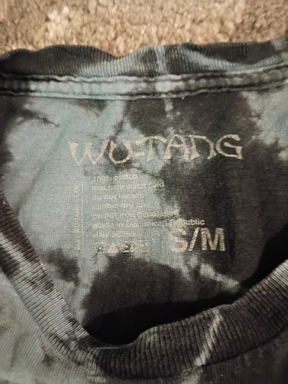 Wu Tang Clan Tiger Style Tie Dye Shirt S/M ODB Hip Hop New York Rap gallery