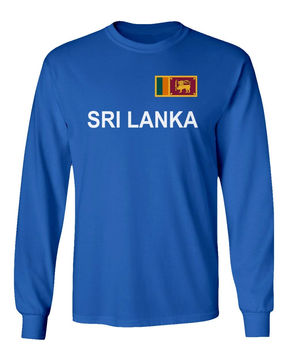 Cricket Sri Lanka Jersey Style Fans Supporter Men's Long Sleeve T-Shirt gallery